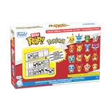 Bitty Pop! Pokémon -  Pikachu - Aquali - Chenipan - Osselait Boîte
