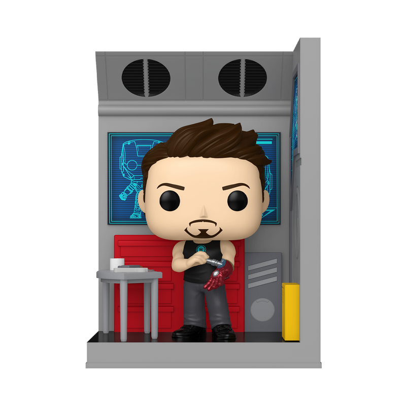 Marvel - Figurine Pop! Nooks Tony Stark dans son Atelier