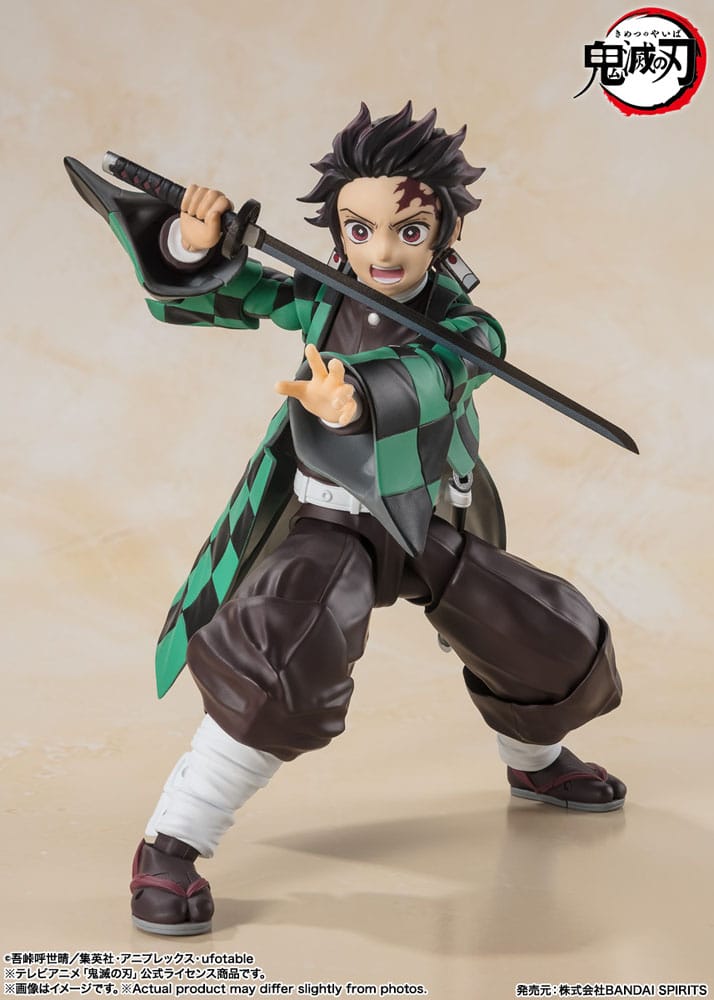 Demon Slayer - Figurine S.H.Figuarts Tanjiro Kamado - Bandai Tamashii Nations