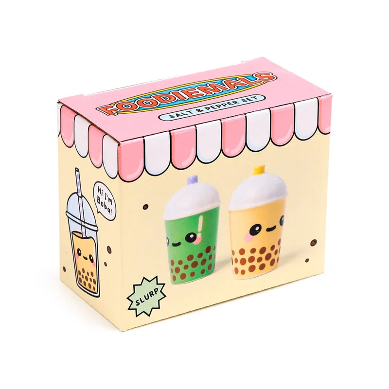 Salière et Poivrière Kawai Boba et Jin les Bubble Tea