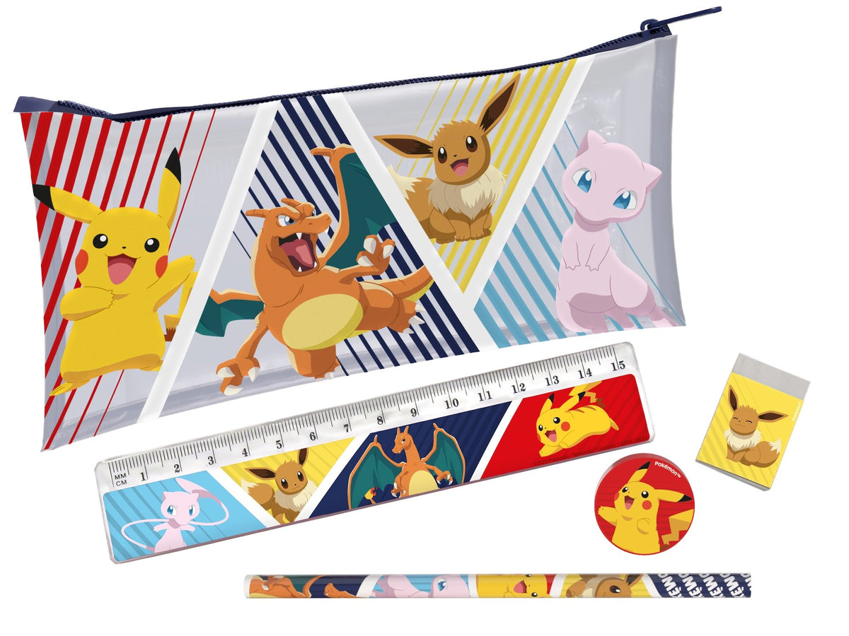 Set de Papeterie Pokémon - 5 pièces