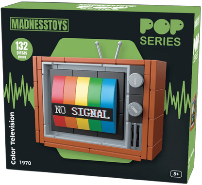 Kit de Construction - Télévision Couleur 1970 Pop Series - 132 pièces