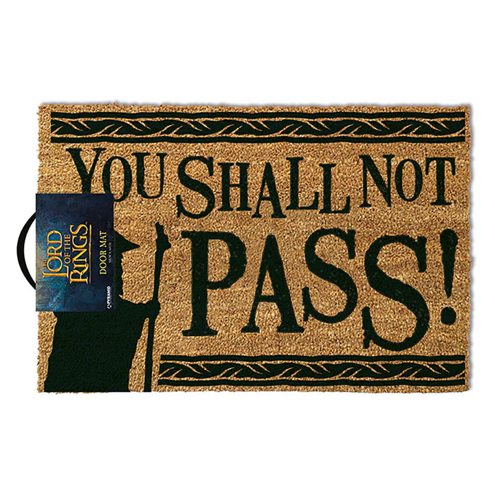 Le Seigneur des Anneaux - Tapis - "YOU SHALL NOT PASS!"