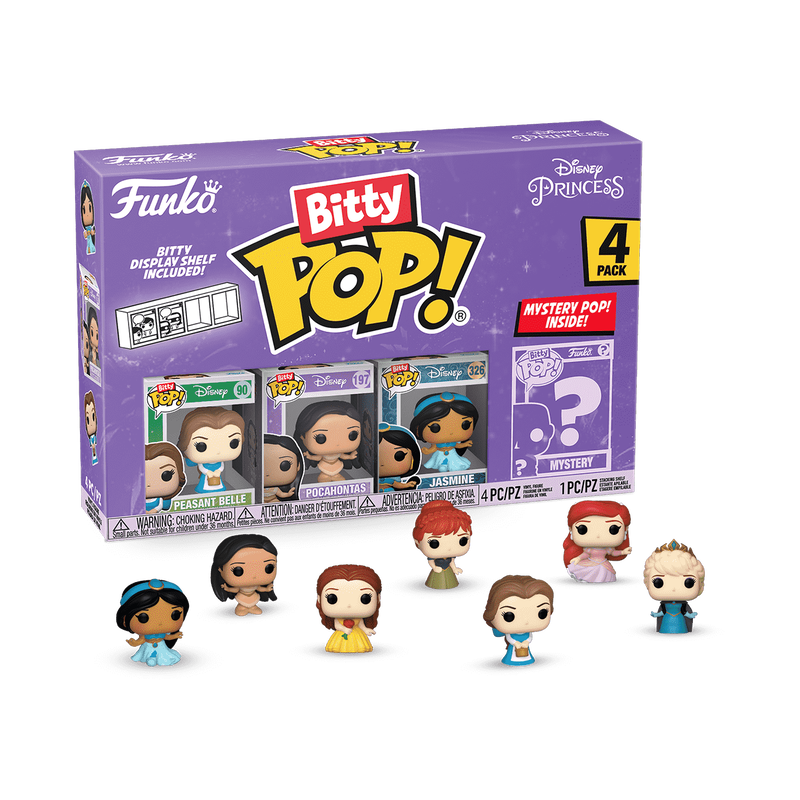 Bitty Pop! Disney Princesses - Belle - Pocahontas - Jasmine