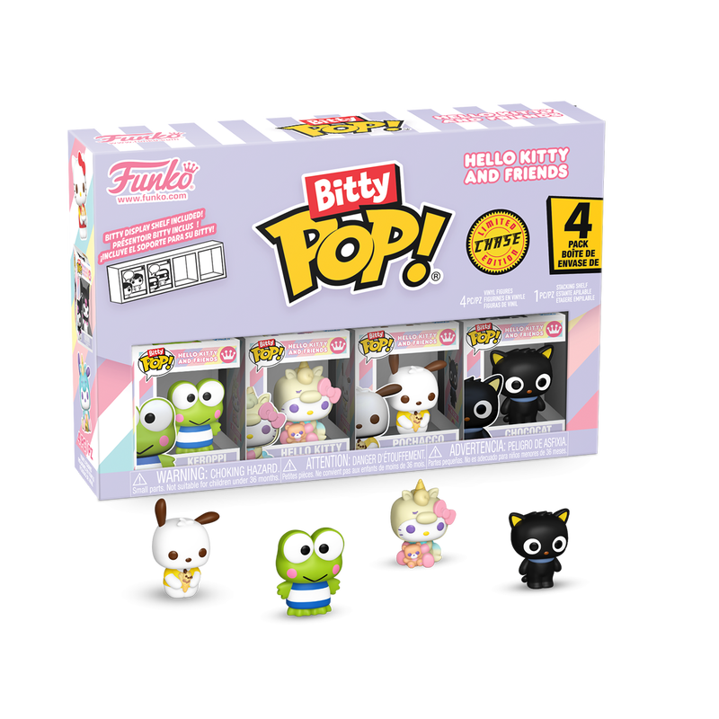 Bitty Pop! Sanrio - Keroppi - Hello Kitty Licorne - Pochacco
