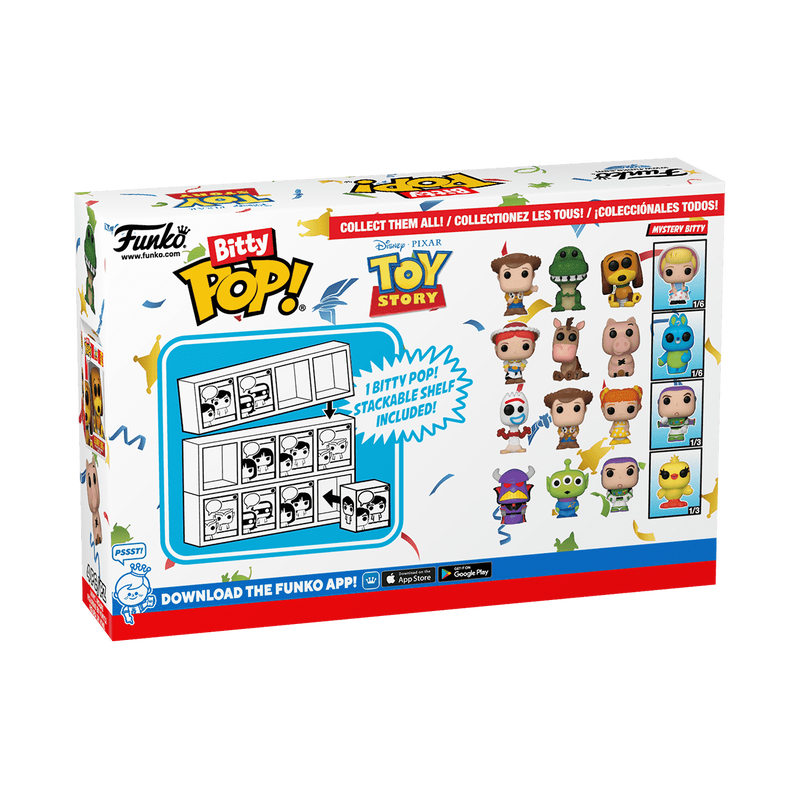 Bitty Pop! Toy Story Lot de 4 - Jessie - Pile-Poil - Bayonne