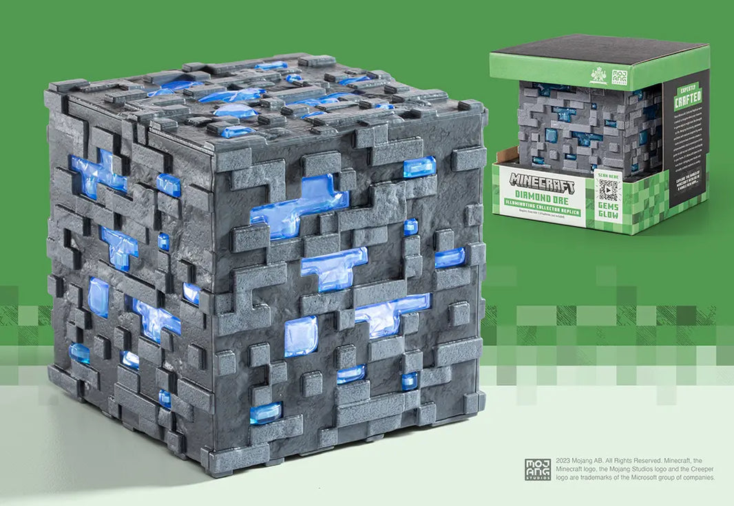 Minecraft - Réplique - Bloc de Diamant Lumineux Collector