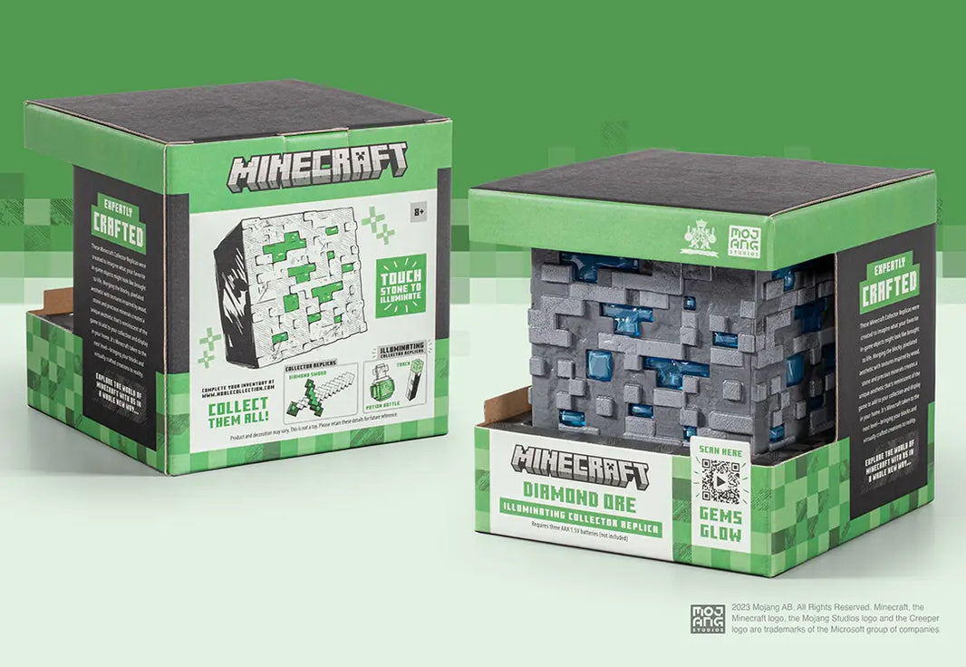 Minecraft - Réplique - Bloc de Diamant Lumineux Collector