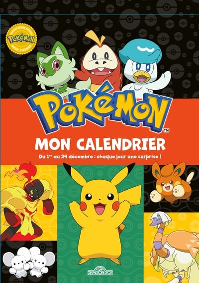 Calendrier de l'Avent Pokémon - Mon Calendrier 24 Pochettes