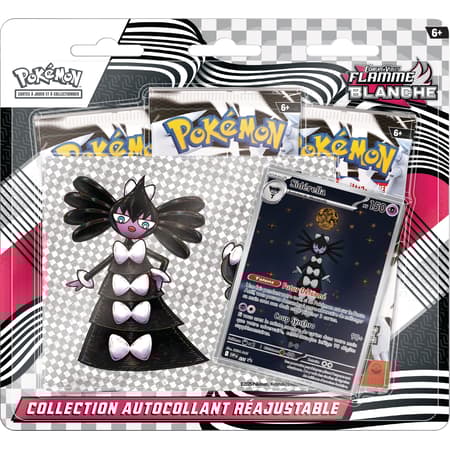 Cartes Pokémon Écarlate et Violet - Flamme Blanche - Collection Sidérella + 3 Boosters