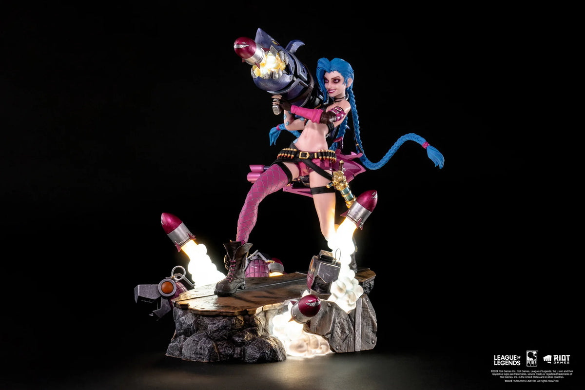 League of Legends - Statuette Jinx PureArts 1/6 31,5cm
