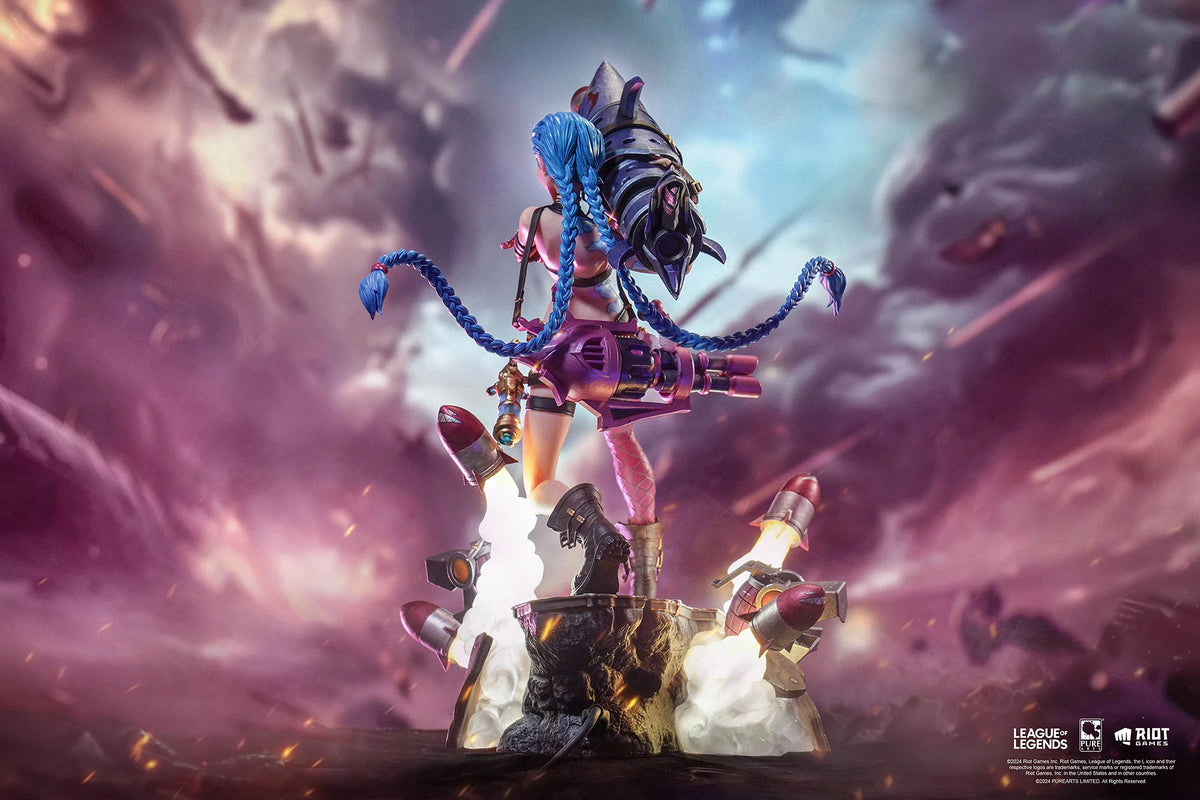 League of Legends - Statuette Jinx PureArts 1/6 31,5cm