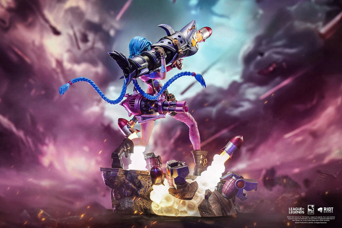League of Legends - Statuette Jinx PureArts 1/6 31,5cm