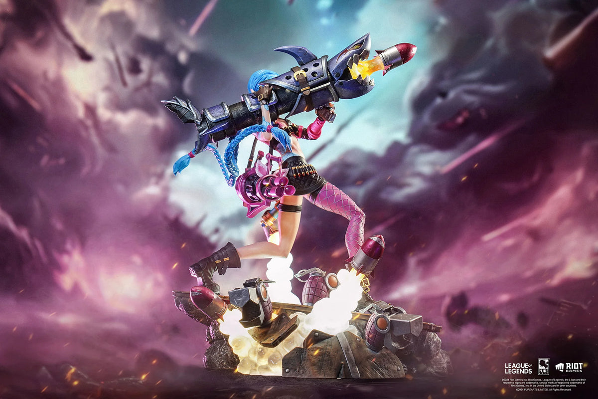 League of Legends - Statuette Jinx PureArts 1/6 31,5cm