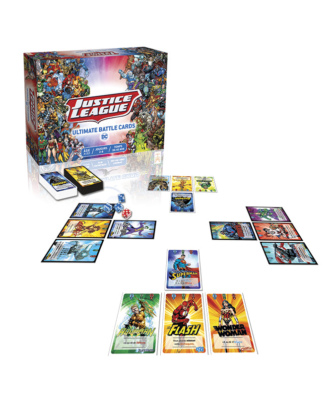 DC - Jeu de carte Justice League Ultimate Battle-Cards