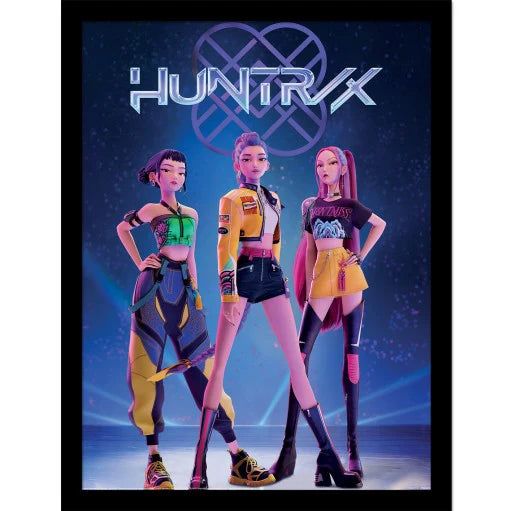 Poster Encadré KPop Demon Hunters - Huntrix