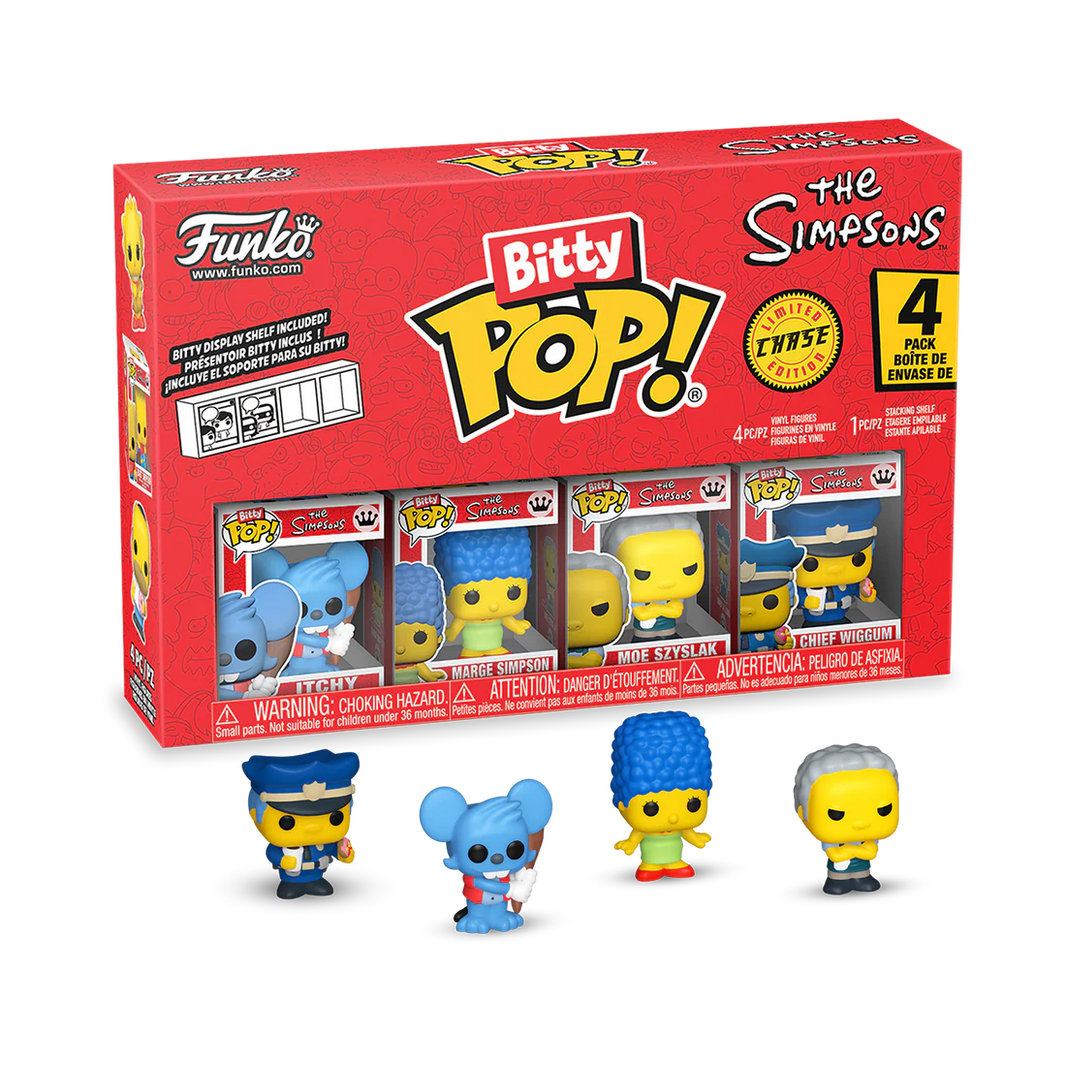 Les Simpsons Bitty Pop! - Itchy - Marge - Moe Boîte