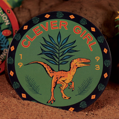 Jurassic Park - Lot de 4 Sous-Verres en Métal