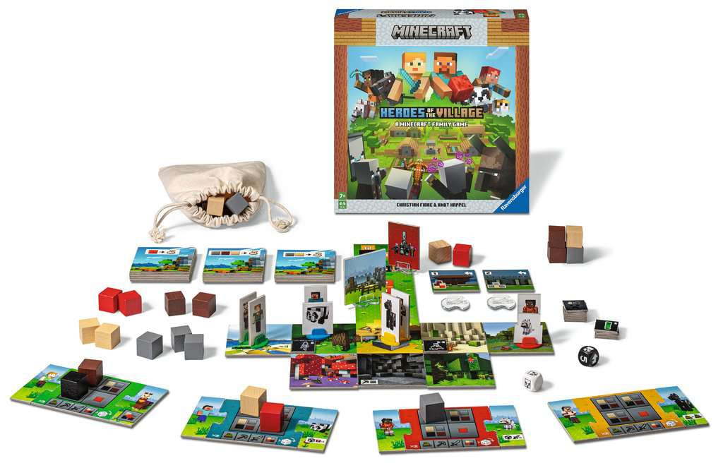 Minecraft Heroes of the Village Jeu Ravensburger