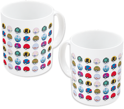 Pokémon Mug Pokéballs en Céramique 325ml Motifs