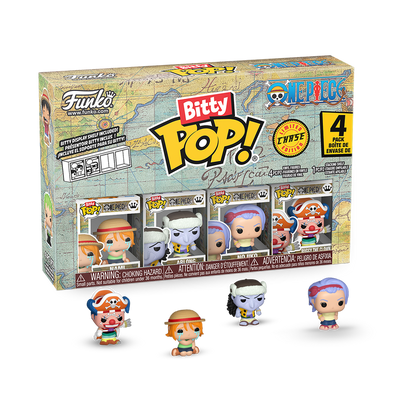 Lot de 4 Bitty Pop! One Piece - Nami - Arlong - Nojiko