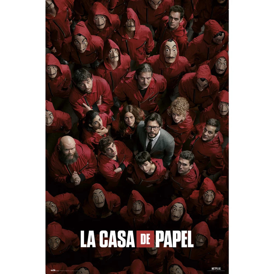 La Casa De Papel - Poster - Personnages
