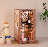 Book Nook Sous L'Arbre de Sakura DIY - 214 pièces et éclairage LED Assemblé