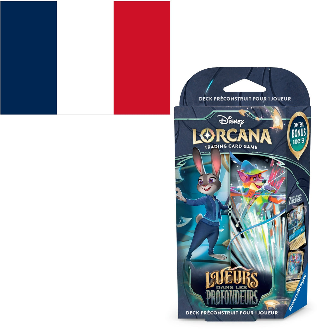 Disney Lorcana Chapitre 10 Set de Départ + 1 Booster + 2 Cartes Brillantes