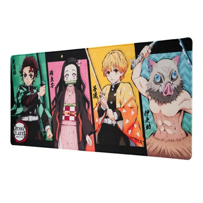 Tapis de souris XL Demon Slayer - Tanjiro Nezuko Zenitsu Inosuke