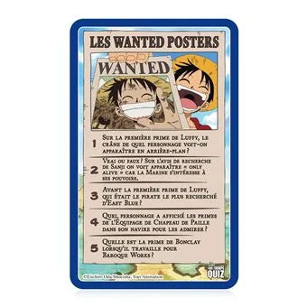 Quiz One Piece Jeu de Société Top Trumps Carte