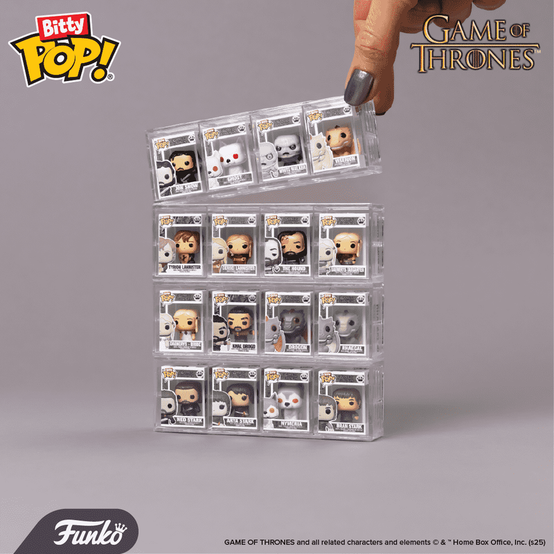 Bitty Pop! Game of Thrones - Ned Stark - Arya Stark - Nymeria