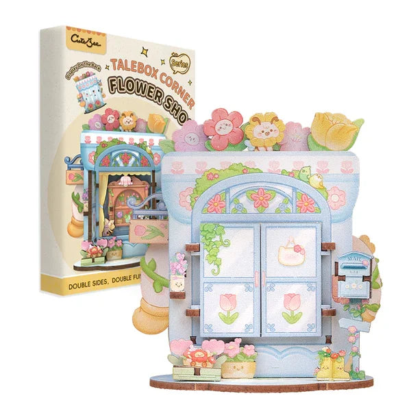 Mini Maison Fleuriste DIY - 47 pièces