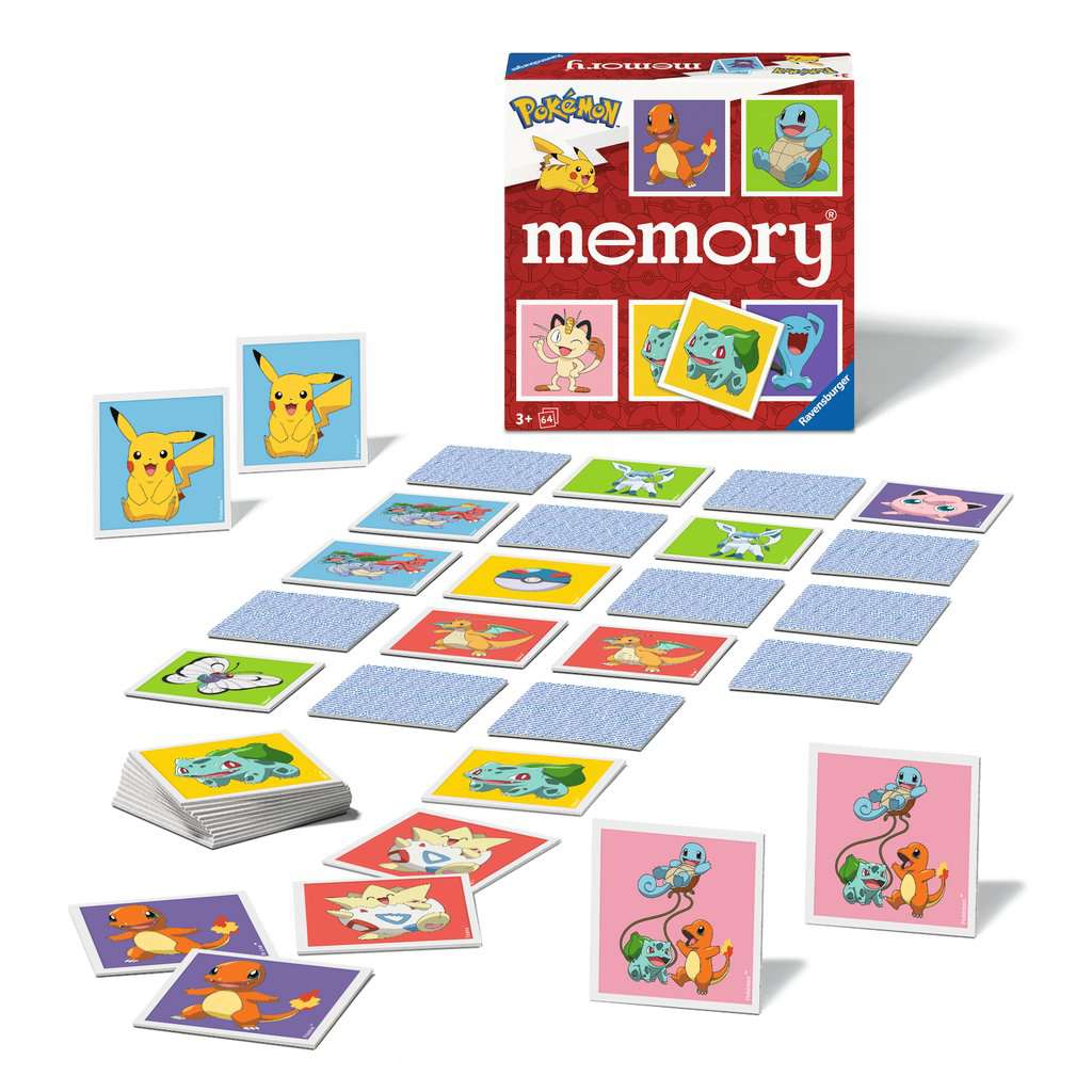 Jeu Grand Memory Pokémon Ravensburger Cartes