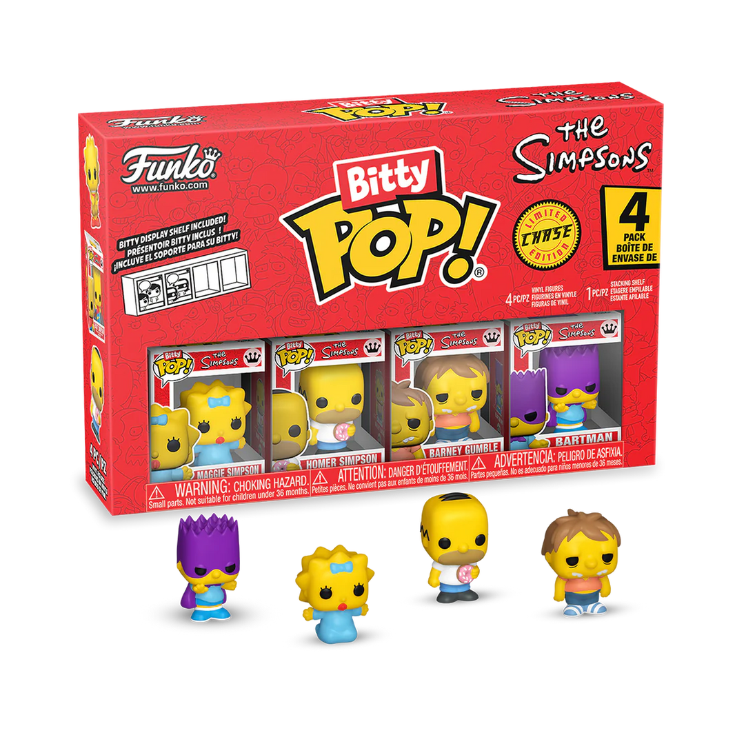 Les Simpsons Bitty Pop! - Maggie - Homer - Barney Boîte