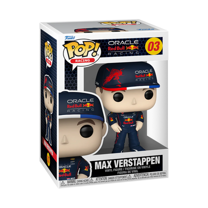 Formule 1 - Figurine Pop! Max Verstappen N°3 Boîte