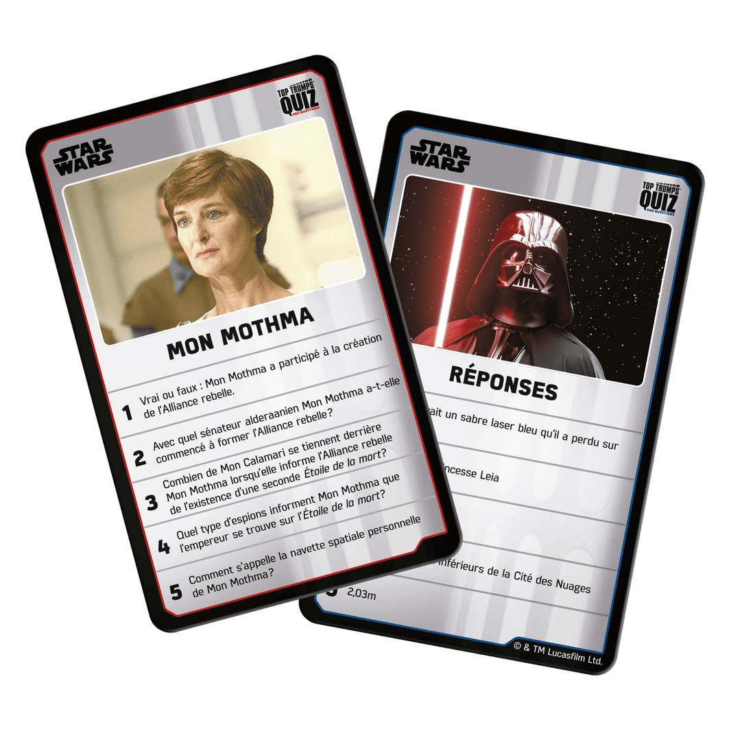 Quiz Star Wars Top Trumps Cartes