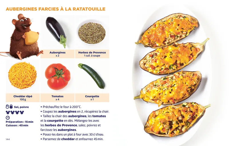 Livre de Recettes Disney - Simplissime Les Recettes Les + Faciles du Monde