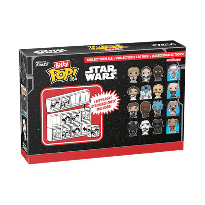 STAR WARS - LOT OF 4 BITTY POP! - HAN SOLO - CHEWBACCA - GREEDO