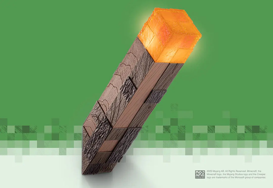 Minecraft - Réplique - Torche Lumineuse Collector Haute Qualité