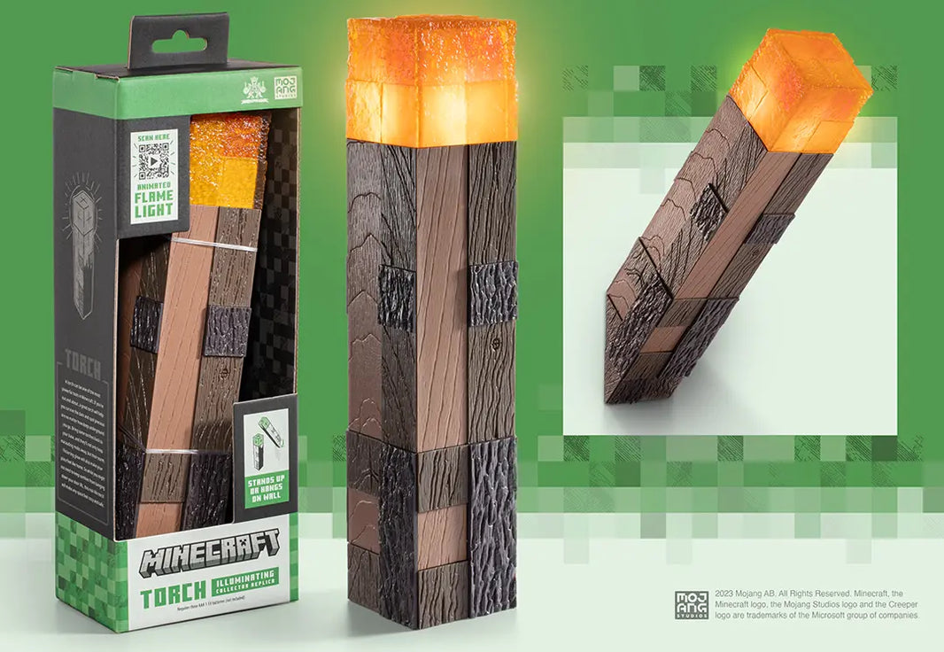 Minecraft - Réplique - Torche Lumineuse Collector
