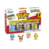 Bitty Pop! Pokémon -  Carapuce - Évoli - Caninos - Psykokwak Boîte