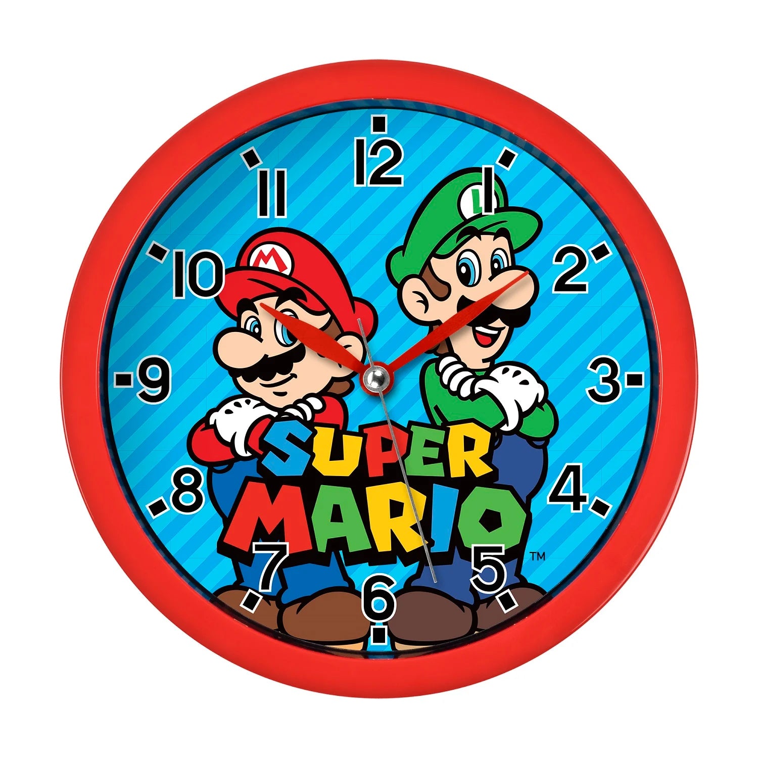 Nintendo Horloge Murale Super Mario - Diamètre 25cm