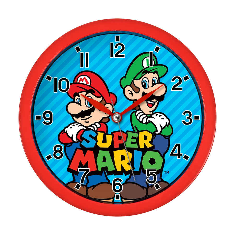Nintendo Horloge Murale Super Mario - Diamètre 25cm