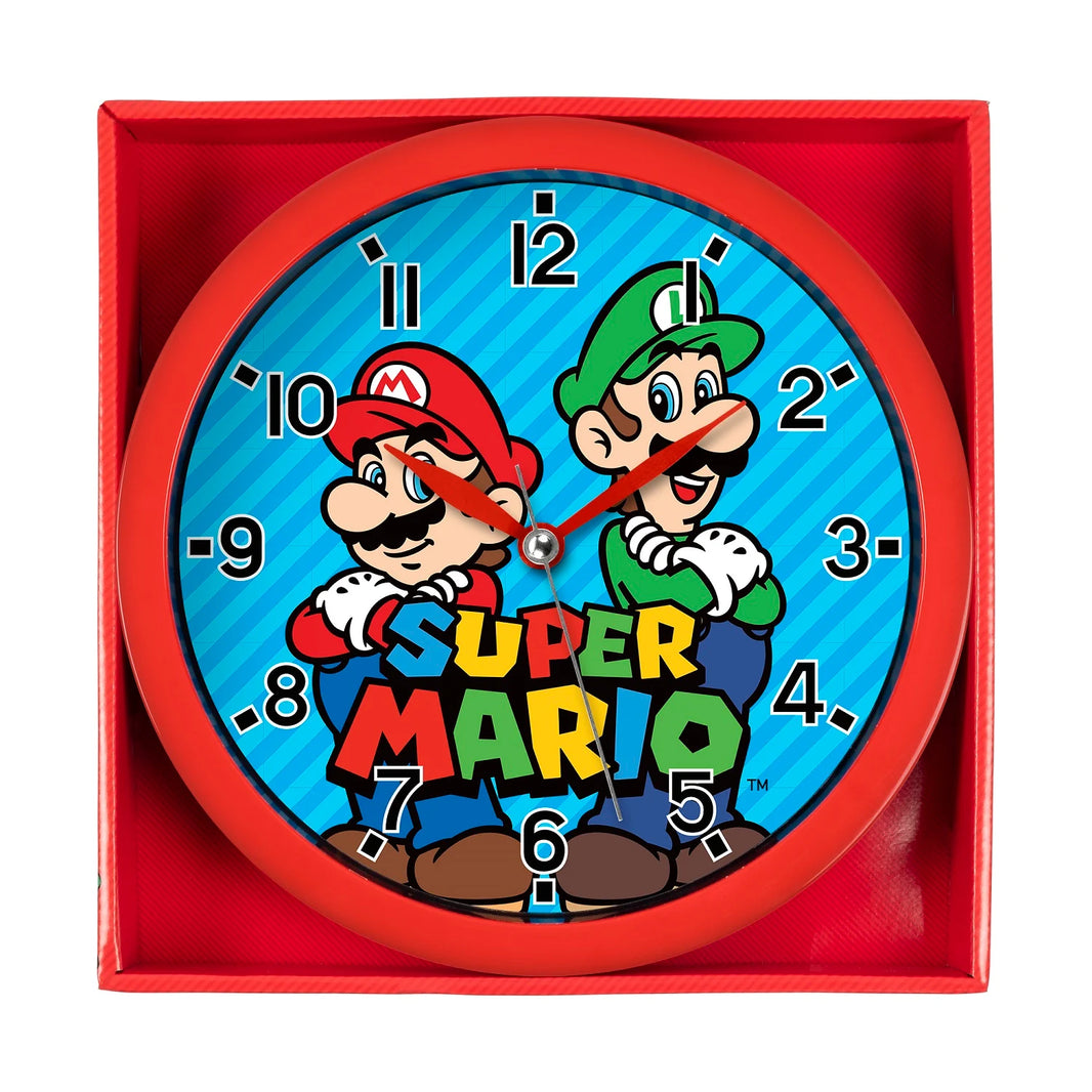 Nintendo Horloge Murale Super Mario - Diamètre 25cm