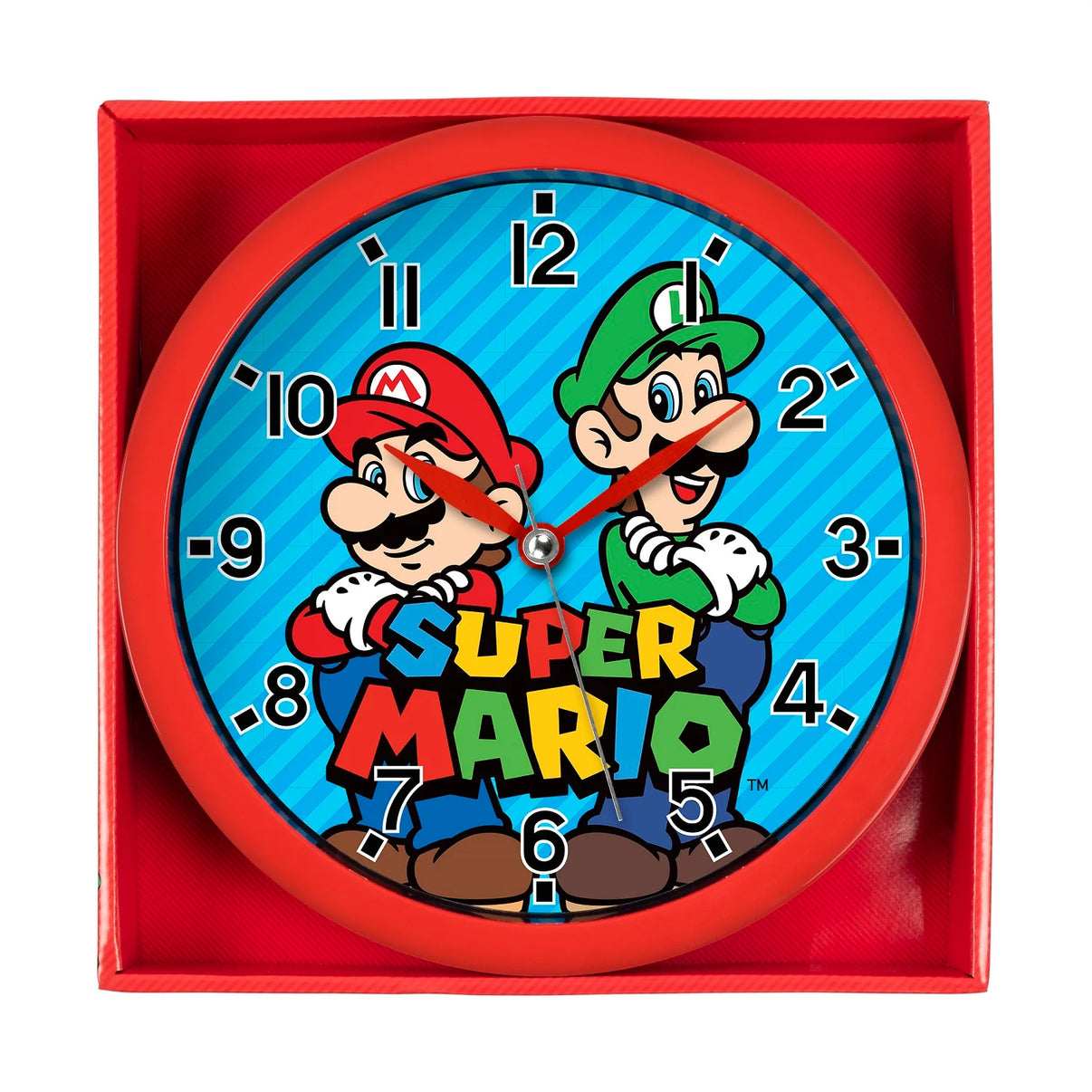 Nintendo Horloge Murale Super Mario - Diamètre 25cm
