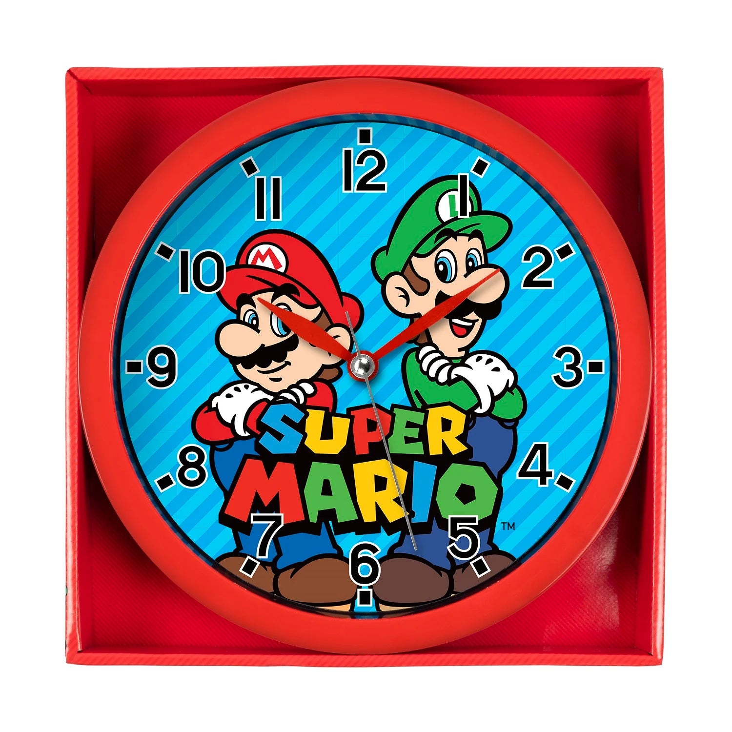 Nintendo Horloge Murale Super Mario - Diamètre 25cm