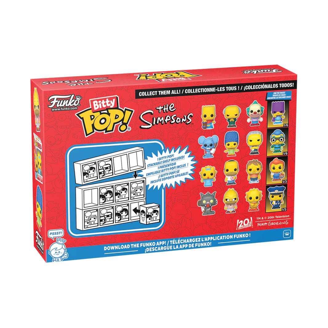Les Simpsons Bitty Pop! - Scratchy - Grand-Père Simpson - Lisa Boîte