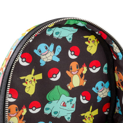 Sac à dos Loungefly Pokémon - Pikachu & Starters Mini Sac à dos