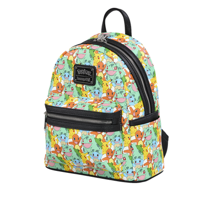 Sac à dos Loungefly Pokémon - Pikachu & Starters Mini Sac à dos