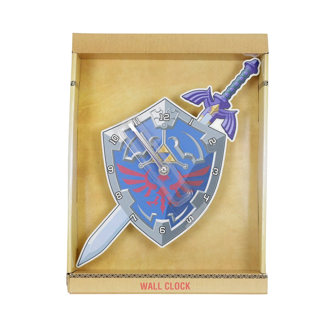 Horloge Murale Zelda Épée Bouclier